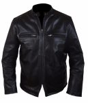 ADAM JONES COOPER BURNT BRADLEY LEATHER JACKET