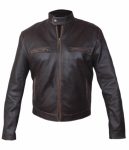 MARK WAHLBERG CONTRABAND (BROWN) LEATHER JACKET