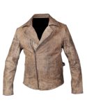 KURT RUSSELL DISTRESSED ESCAPE FROM LA SNAKE PLISSKEN LEATHER JACKET