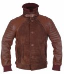 HORNS DANIAL-RADCLIFF BROWN REAL LEATHER JACKET