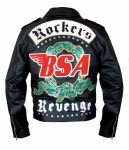 (BSA) GEORGE MICHAEL FAITH ROCKERS REVENGE LEATHER JACKET