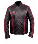 MASS EFFECT 3 N-7 COMMANDER SHEPHERD REAL LEATHER JACKET