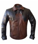 MAGICIAN QUILTED CRISS ANGEL LEATHER JACKET