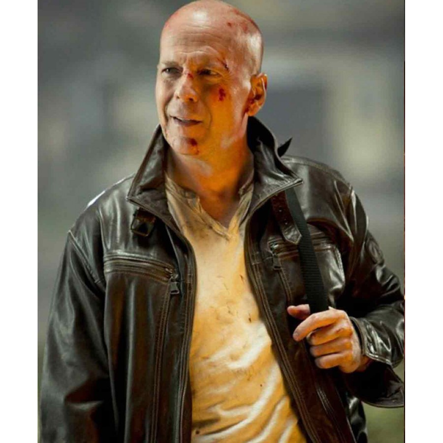 bruce willis leather jacket