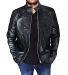 Punisher Skull Biker LEATHER Jacket